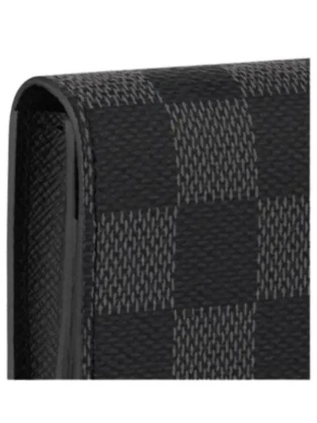 Damier Graphite Envelope Business Card Wallet Black - LOUIS VUITTON - BALAAN 4