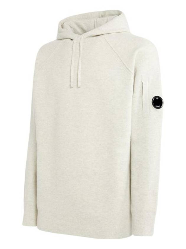 CP Company Lambswool Grs Hooded Knit Sweater 17CMKN149A 110149A M13 Waffle - CP COMPANY - BALAAN 3