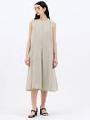 front pleats dress_light khaki - JUN BY JUN K - BALAAN 2