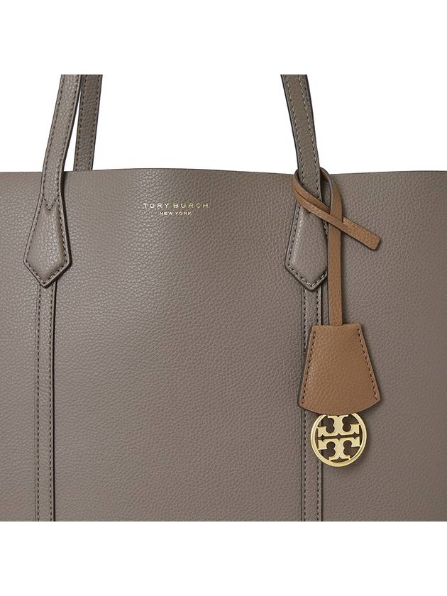 Perry Triple Compartment Tote Bag Dark Beige - TORY BURCH - BALAAN 8