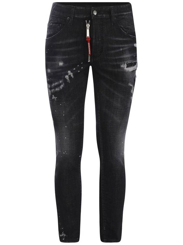 Pioner Wash Skater Jeans Black - DSQUARED2 - BALAAN 2