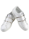 Men's Rockstud Untitled Low Top Sneakers White - VALENTINO - BALAAN 3