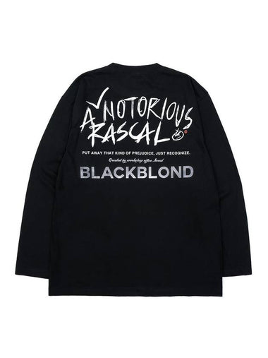 Rascal Long Sleeve T-Shirt Black - BLACKBLOND - BALAAN 1