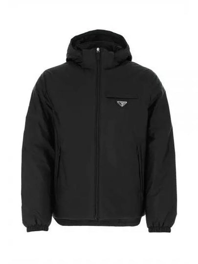 Re-Nylon Padded Jacket Black - PRADA - BALAAN 2