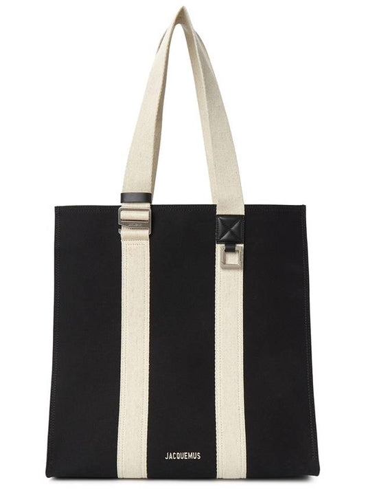 Le Cabas Cuedra Cotton Tote Bag Black - JACQUEMUS - BALAAN 2