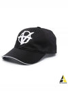 Double Anarchy Embroidered Ball Cap Black - VETEMENTS - BALAAN 2