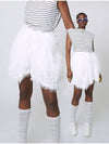 AW31PS08 Fringe Tulle G ShortsWhite - ATHPLATFORM - BALAAN 1