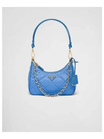 Re-Nylon Mini Bag Periwinkle Blue - PRADA - BALAAN 1