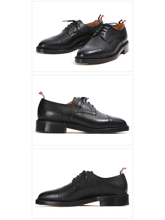 Men's Three-Stripe Tab Oxford Black - THOM BROWNE - BALAAN.