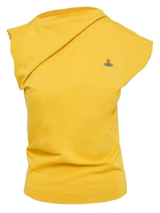 Women's Hebo Short Sleeve T-Shirt Yellow - VIVIENNE WESTWOOD - BALAAN 2