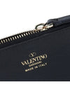 Rockstud Flap Clutch Bag Black - VALENTINO - BALAAN 9