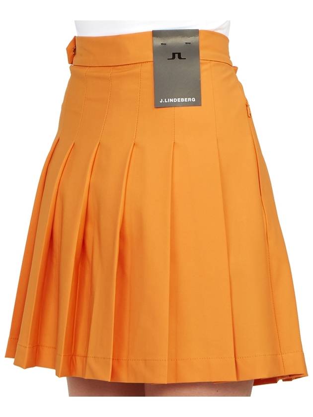 Women's Adina Golf Skirt Orange - J.LINDEBERG - BALAAN 11