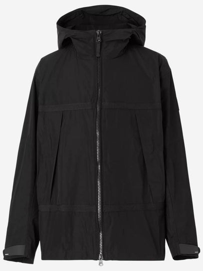 Men's Logo Applique Lightweight Windbreaker Black - BURBERRY - BALAAN 2