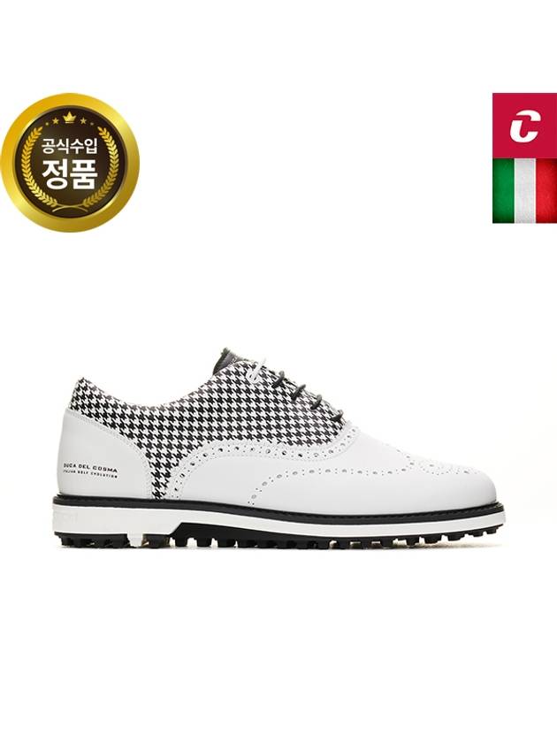 Official Italian handmade golf shoes DANDY WHITE - DUCA DEL COSMA - BALAAN 1