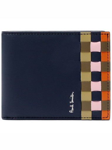 Screen Check Half Wallet M1A 7267 IWOVEN 47 - PAUL SMITH - BALAAN 1