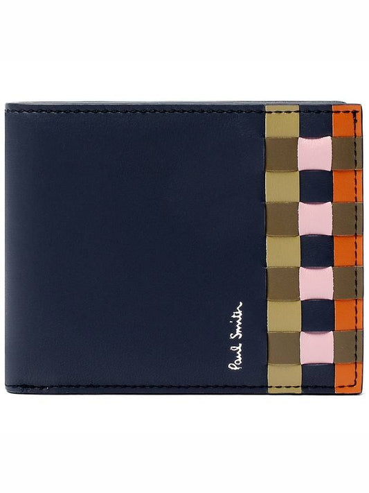 Screen Check Half Wallet M1A 7267 IWOVEN 47 - PAUL SMITH - BALAAN 1