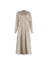 Max Mara Striped Linen Long Dress YOLE2411221082600 002 - MAX MARA - BALAAN 1