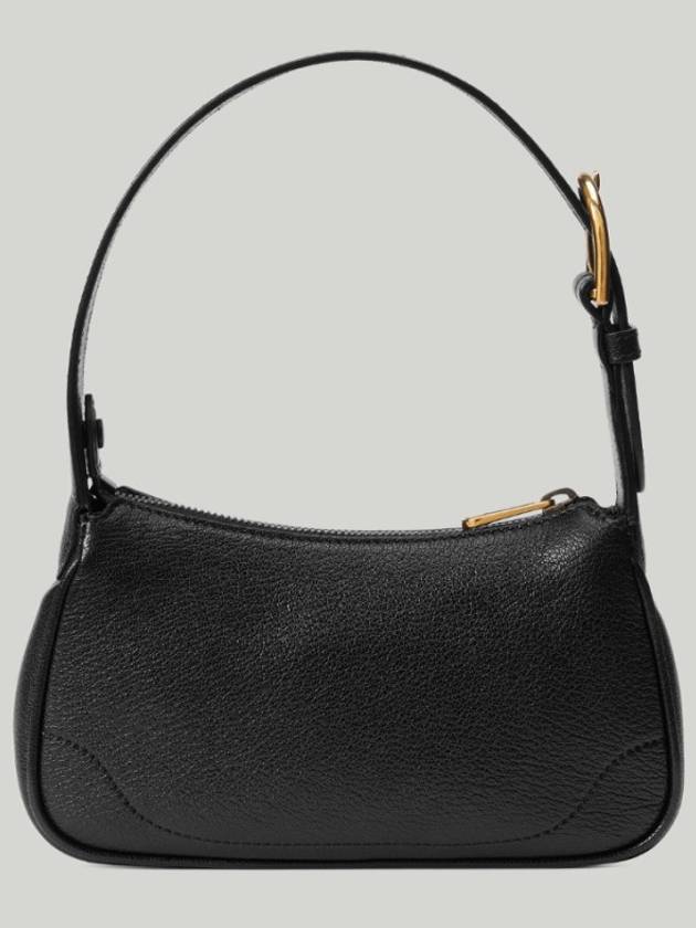 Aphrodite Double G Small Shoulder Bag Black - GUCCI - BALAAN 3