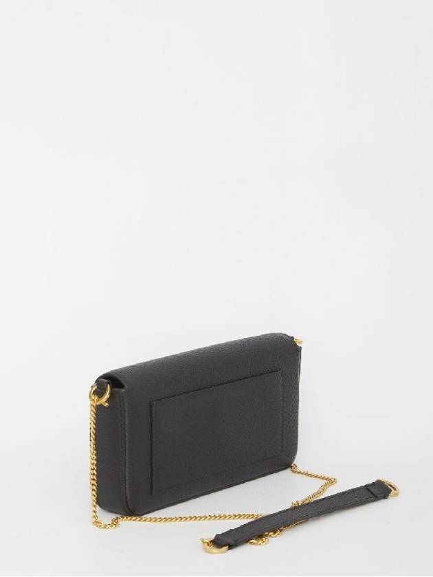 Gold V Logo Signature Shoulder Bag Bag Black - VALENTINO - BALAAN 3