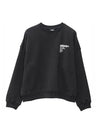 Strawberry Oversized Sweatshirt Black - STUSSY - BALAAN 1