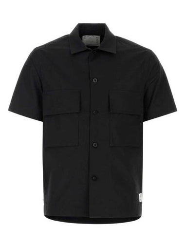 Long Sleeve Shirt 2403365M 001 Black - SACAI - BALAAN 1