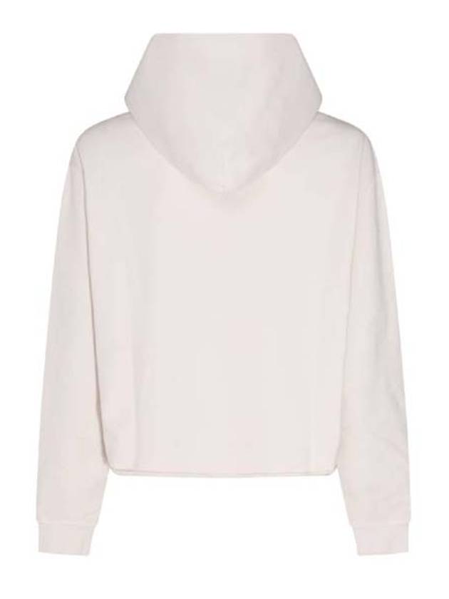 Number Logo Fleece Cotton Hoodie White - MAISON MARGIELA - BALAAN 3