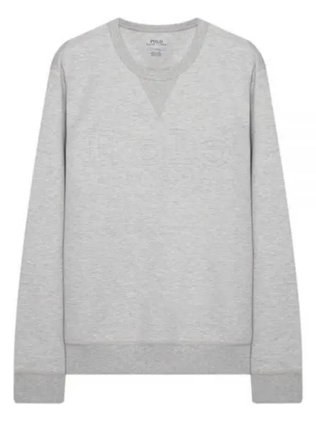 Emboss Logo Lettering Sweatshirt Grey - POLO RALPH LAUREN - BALAAN 2