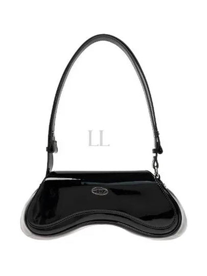 Women's Play Glossy Cross Bag Black - DIESEL - BALAAN 2