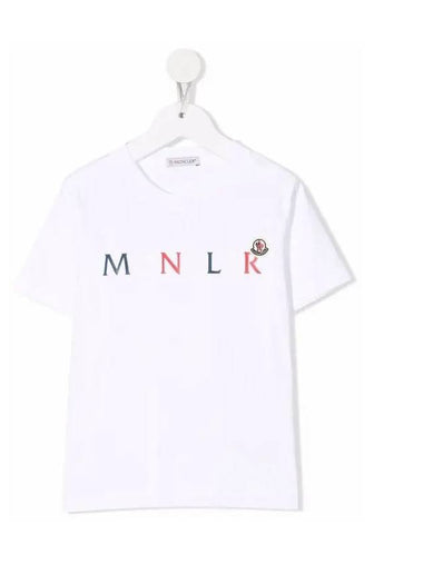 Kids Logo T Shirt 8C000 37 83907 002 - MONCLER - BALAAN 1