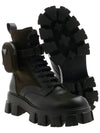 Men's Monolith Brushed Combat Boots Green - PRADA - BALAAN 6