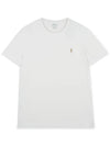 Men s pony embroidery white short sleeve t shirt 710671438 309 - POLO RALPH LAUREN - BALAAN 1