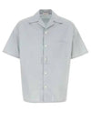 Graffiti Print Vacation Short Sleeve Shirt Grey - ALEXANDER MCQUEEN - BALAAN 2