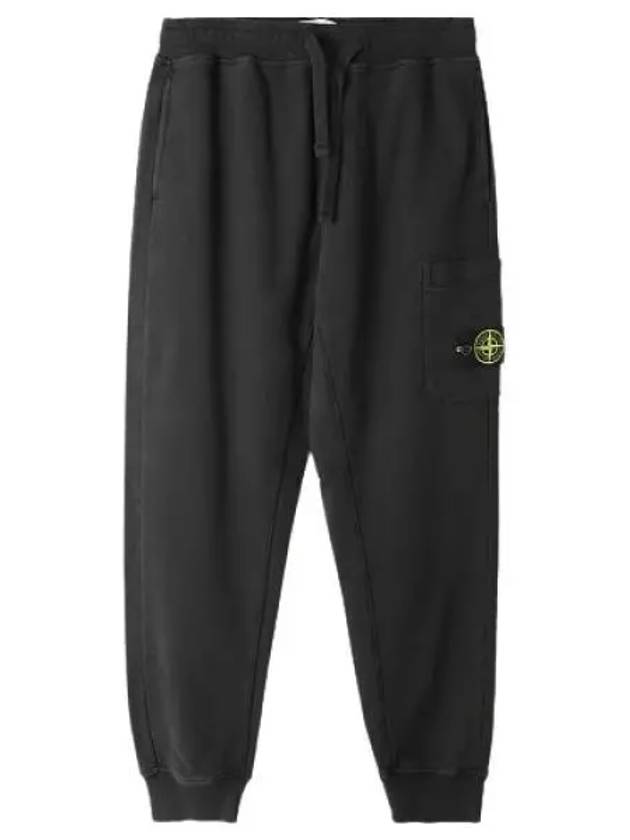 Wappen Patch Cargo Jogger Track Pants Black - STONE ISLAND - BALAAN 2