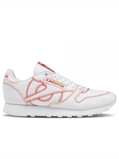 Classic Leather Kanghyuk White Primal Red - REEBOK - BALAAN 1