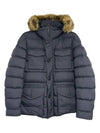 CHEVREUSE Short Padded Jacket Midnight Dark Blue - MONCLER - BALAAN 2