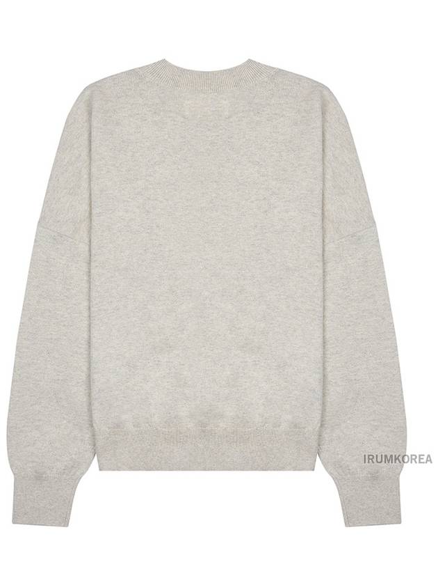 Marisans Logo Knit Top Light Grey - ISABEL MARANT - BALAAN 3