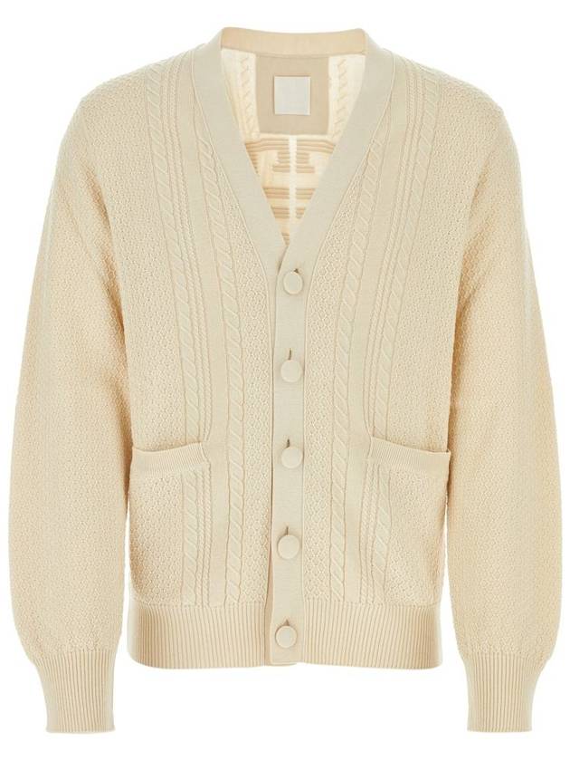 4G Cable Knit Cardigan Ivory - GIVENCHY - BALAAN 2