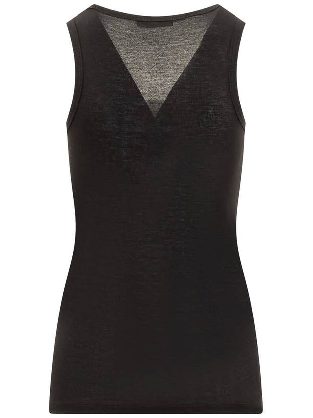 Sleeveless T-Shirt J40NL0105J45031001 Black - JIL SANDER - BALAAN 3