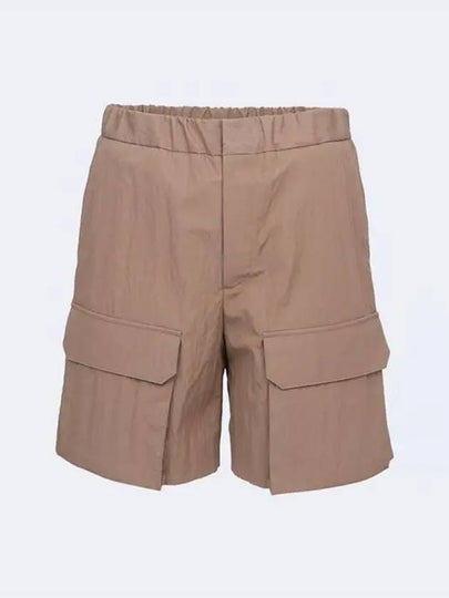 Cargo Bermuda Shorts Brown - FENDI - BALAAN 2