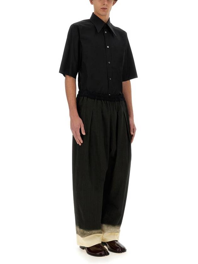 Heritage Pin Straight Print Straight Pants Dark Gray - MAISON MARGIELA - BALAAN 3