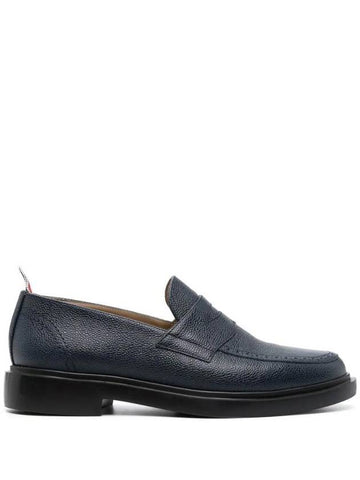 Classic Leather Penny Loafers Blue - THOM BROWNE - BALAAN 1