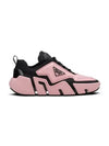 Triangle Logo Techno Low Top Sneakers Black Pink - PRADA - BALAAN 2