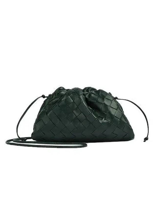 Intrecciato Small Leather Pouch Bag Inkwell - BOTTEGA VENETA - BALAAN 2