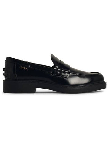 Tod'S Black Leather Loafers - TOD'S - BALAAN 1