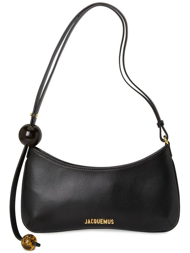 Le Bisou Perle Beaded Shoulder Bag Black - JACQUEMUS - BALAAN 2