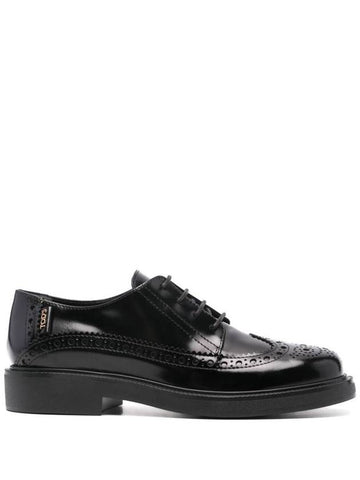 Tod'S Brogue Lace-Up Logo Tag Shoes - TOD'S - BALAAN 1