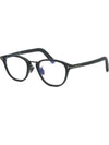 Blue Light Blocking Glasses Frame TF5919DB 002 Men Women Fashion Horned Rim Asian Fit - TOM FORD - BALAAN 7