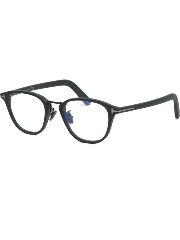 Blue Light Blocking Glasses Frame TF5919DB 002 Men Women Fashion Horned Rim Asian Fit - TOM FORD - BALAAN 7