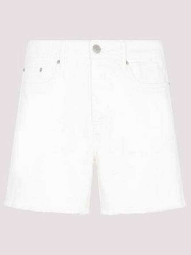 Straight Denim Shorts Natural White - AMI - BALAAN 2