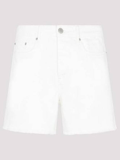 Straight Denim Shorts Natural White - AMI - BALAAN 2